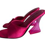 superdown Pink Fabric Martini Heels Sandals Size 9 Photo 6