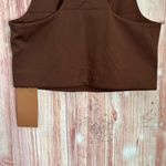 Girlfriend Collective  Cafe Brown Paloma Racerback Sports Bra Style 1002 Sz M Photo 12