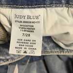 Judy Blue  Light Wash Mid Rise Slim Fit Straight Leg Jeans with Stretch Size 7/28 Photo 5