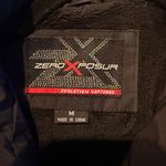 ZeroXposur  Men’s Hooded Winter Jacket M Black Fleece Lined Water Resistant Coat Photo 5