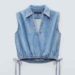 Rag and Bone Fiona Denim Top S Photo 0