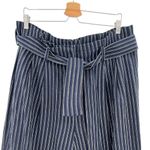 J.Crew J. Crew Point Sur Paperbag Pants In Navy Blue White Stripe Size 16 Photo 3