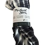 Michael Stars Micheal Stars New boho Ruana Sarong Wrap Scarf Alligator tie dye retro chic OS Photo 0