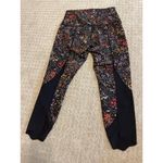 Lululemon  Athletica Floral High Waist Scalloped Hem Leggings Photo 3