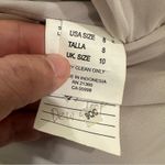 Mori Lee  by Madeline Gardner Gray Chiffon Dress US 8 Bridesmaid Cocktail Photo 9