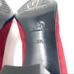 Joan & David brick red suede heels, NWOT, made in Italy, size 8 Photo 10