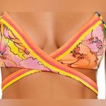 Agua Bendita NWT  NECHI praia BIKINI TOP reversible shimmer FREE PEOPLE swim M Photo 4