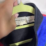 Fashion House Black Suede Leather Vintage Jacket Sz 10 Photo 7