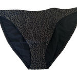 ANDIE X Demi Moore The Tropez Bikini Bottom Floral Jacquard Black Size Medium Photo 0
