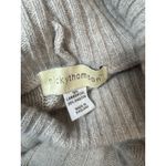NICKY Thomson Beige Ruffled Turtle neck Cardigan / Poncho LAMBSWOOL Photo 6
