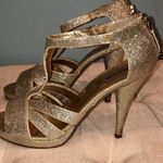 Maurice's Gold glitter heels size 8.5! Photo 6