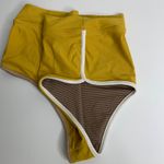 Acacia Swimwear Sumatra Bottom Tangelo Womens Large Yellow Photo 3