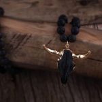 Unisex Fashion Bohemian Long Skull Pendant Necklace (B) Photo 4