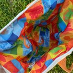 Disney Mickey Mouse Canvas Tote Bag with Orange Accents Photo 6