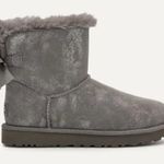 UGG  Mini Bailey Bow Glimmer Gray Womens 6 Photo 1