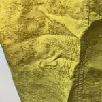 Chico's Mustard Yellow Silk Jacket Shirt Long Sleeves Large Button and pocket front work Photo 5