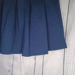 SO  Navy Blue Pleated Mini Skater School Girl Skirt Photo 6