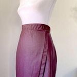 Charlotte Russe  Burgundy Faux Leather Wrap Mini Skirt Photo 0