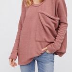 Free People NEW MERCURY PULL ON SWEATER IN MAUVE - XS Photo 0