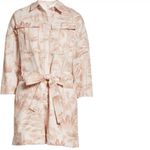 Ted Baker  London Cotton Utility Romper in Light Pink Tropical Floral Nepal Photo 1