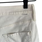 MOTHER The Mid Rise 28 Dazzler Crop in Whipping The Cream Pink Racer Red Photo 6