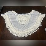 Tucker + Tate  OS Ivory Crochet Poncho - boho , festival , Photo 9