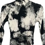 Cotton Citizen  The Ibiza Small Mini Tie Dye Long Sleeve Dress Graphite Splatter Photo 1