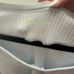 American Eagle  Light Blue Ribbed V-Neck Top Photo 1