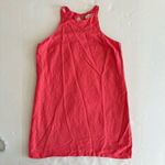 ON 34th Dress Linen halter sleeveless shift dress xs coral Pink Photo 2