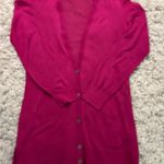 Vince Camuto Burgundy Sweater Button Cardigan Size M Photo 4