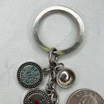 Silver Tone Best in Show I Heart Love My Dog Charms Keychain Keyring Photo 1