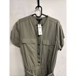 Banana Republic Factory Olive Green Utility Shirt Dress Size S NEW $90 Photo 3