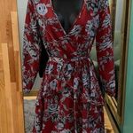 Casual‎ dress. Red Photo 0