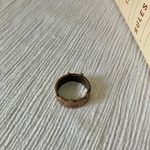 We Fit Copper Puzzle Ring Band Vintage Gold Brown Flower Heart Girly Friend Jewelry Photo 9