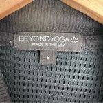 Beyond Yoga  Black Mesh So Bomber Jacket long sleeve full zip S Photo 4