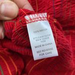 Heart & Hips NWOT Y2K style red rainbow striped stretch crop top, size large Photo 3