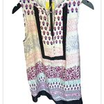 Maeve Anthropologie  Boho Sleeveless Blouse Women’s Size 8 Multicolor Tunic Top Photo 1