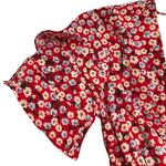 SheIn Red Dress With Tiny 🌺 Flowers 🌺 Photo 4