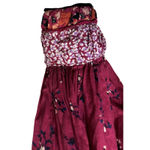 Free People  Paloma Printed Floral Prairie‎ Cottage Boho Blouse Size S Petite Photo 2