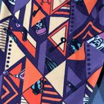 LuLaRoe  Leggings One Size Halloween Print Orange Purple Skull Witch Geometric‎ Photo 5