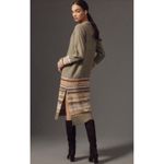 Anthropologie Daily Practice by  Moss Fair Isle Turtleneck Sweater Dress Large Photo 2