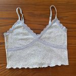 H&M White and Blue floral Top From   Photo 0