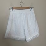 Pretty Little Thing Broiderie Anglaise Button Front Turn Up Hem Floaty Shorts Photo 8