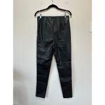 Very J faux leather pants NWT size L side zip skinny moto goth Photo 4