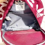 Adidas  Maroon Red Three Striped Trefoil Mini Backpack Pocketbook Travel Photo 1