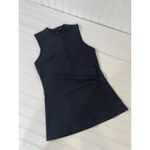 Athleta Bayview Tank Black Powervita Wrap Detail Sleeveless Athleisure Size XS Photo 1