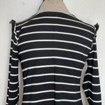 Old Navy  Womens Dress Sz Small Striped Ruffle Preppy Punk Gothic Emo Skater Photo 5