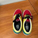 Vans Authentic Era Rally Skate Shoe Red Yellow Blue Black Rasta Skate Sneaker W8 Photo 5