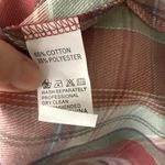 Plaid Flannel Hoodie Shirt XL Red Green Button Up Top Lumberjane Outdoor Cabin Photo 8