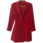 Jay Godfrey Revolve Bold Red Ace Wrap Blazer Dress Size 8 MSRP 345.00 Photo 3